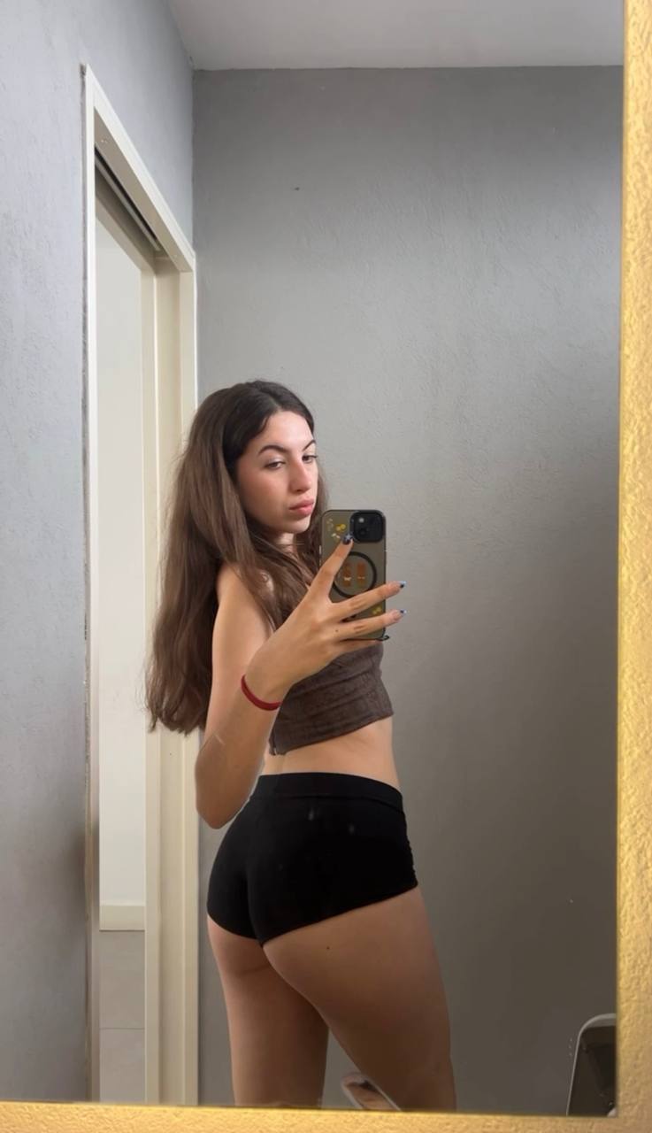 Amber in her underwear in Fort Worth