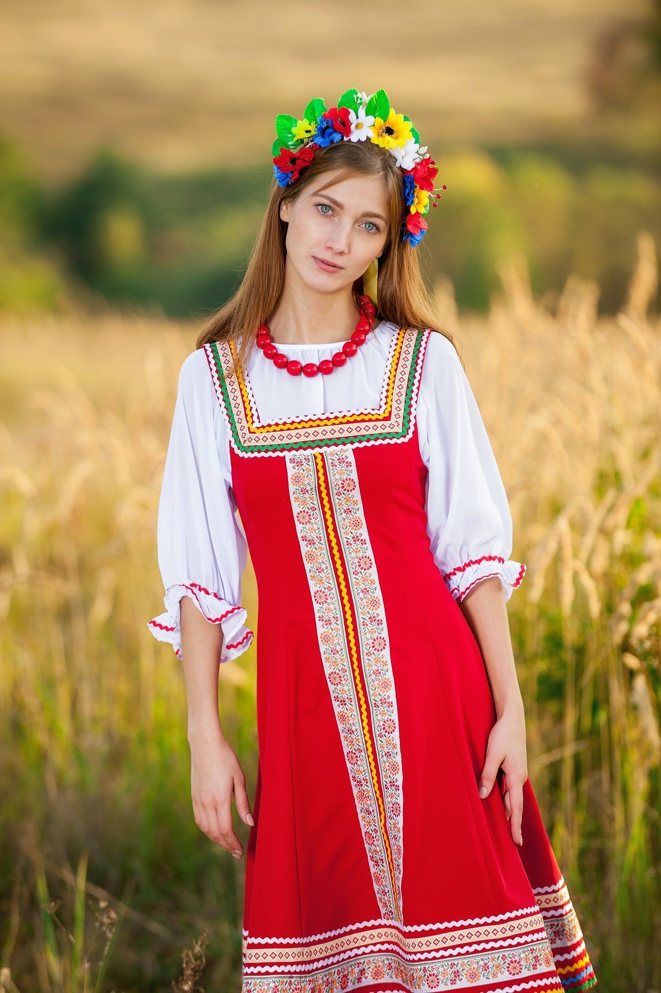 Women in Slavic costumes in Fort Worth