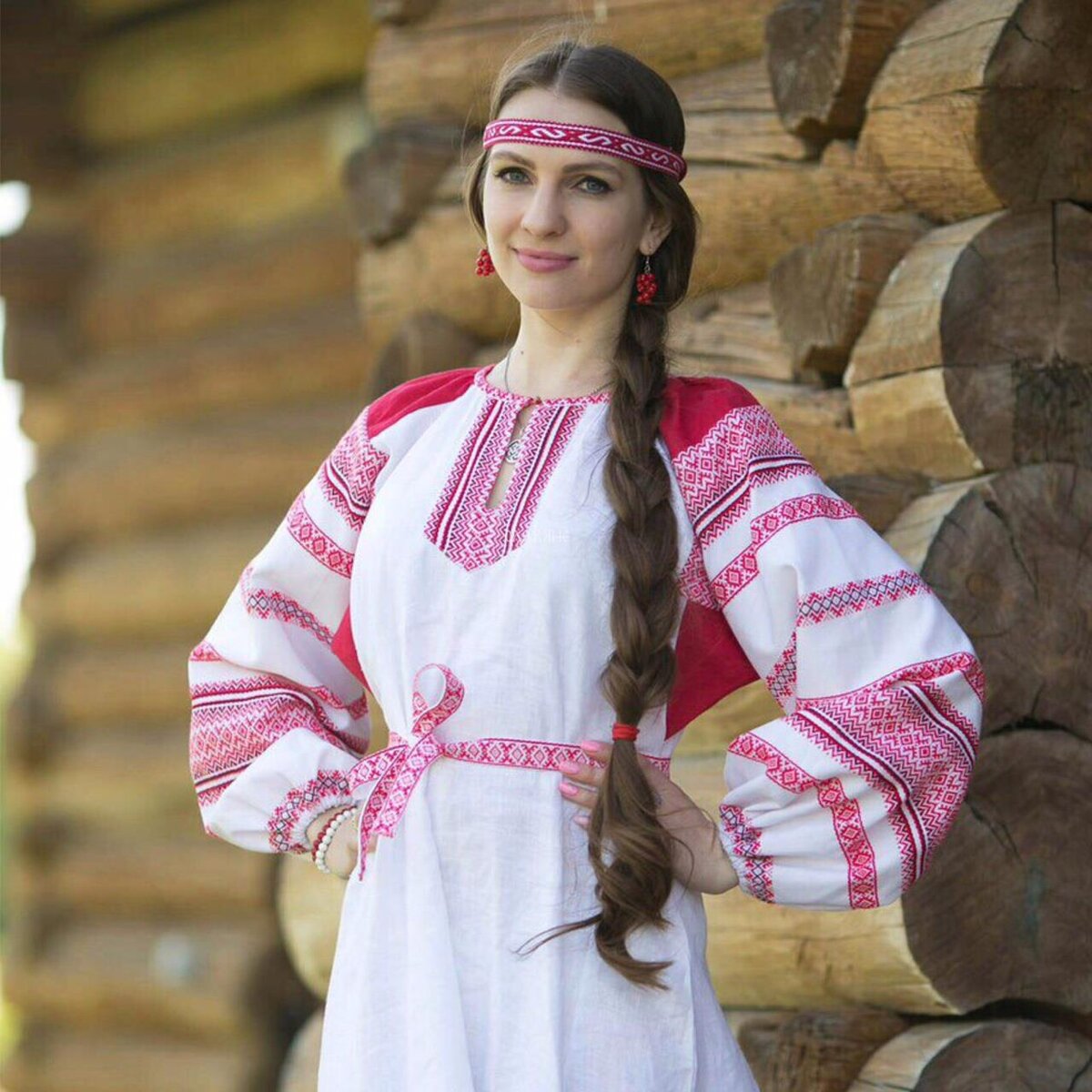 Girls in Slavic costumes in Fort Worth